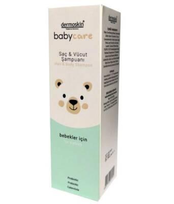 dermoskin babycare shampoo 230ml bottle, gentle baby shampoo with probiotics and calendula Dermoskin BabyCare Shampoo - Gentle Formula | 230ml Dermoskin BabyCare Shampoo - Gentle Formula | 230ml dermoskin, baby-care, shampoo, gentle-formula, probiotics, moisturizing, organic, not-tear, ai-generated, baby-products