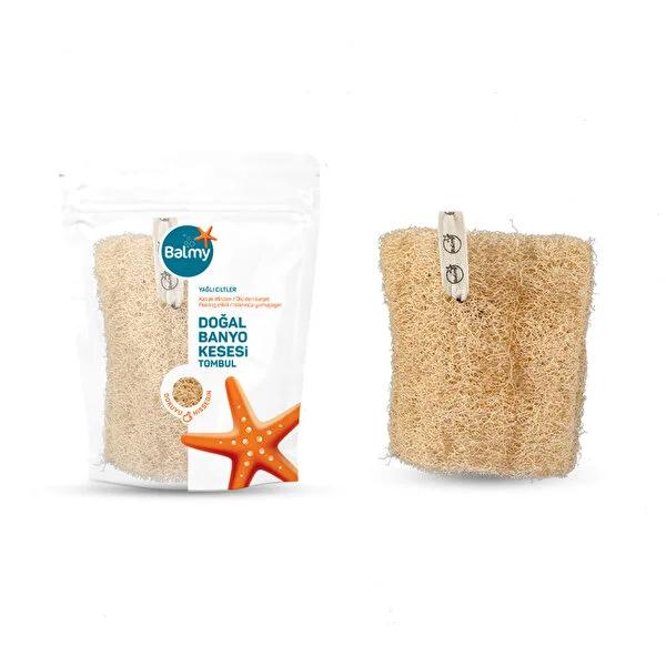 Balmy Loofah Bath Sponge - Natural Exfoliant for Healthier Skin, Loofah Bath Sponge for Skincare Routine Balmy Loofah Bath Sponge - Natural Skincare Exfoliant loofah bath sponge, natural exfoliant, skincare routine, skin health, natural skincare, healthier skin, exfoliating properties, gentle on skin, environmentally friendly, simple packaging, skincare essentials, natural beauty products, skin care routine, bathing accessories