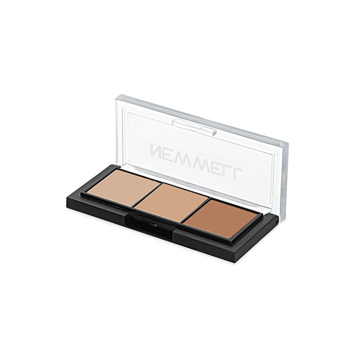 New Well Porcelain Makeup Highlighter 3'lü Palette: Illuminate, Brighten & Enhance for Radiant Skin New Well Highlighter Palette: Radiant Skin & Illuminating Makeup highlighter palette, makeup highlighter, illuminating palette, face highlighter, brightening makeup, high pigment highlighter, porcelain highlighter, makeup for radiant skin, makeup, cosmetics, beauty, face makeup, glowing skin, radiant skin, makeup for women, color palette, highlighting, shimmer, luminous, illuminating, face, cheekbones, brow b