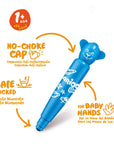 Carioca Teddy Jumbo Washable Markers for Toddlers - 12 Pack, Non-Toxic Art Supplies for Children Aged 1+ - view 2