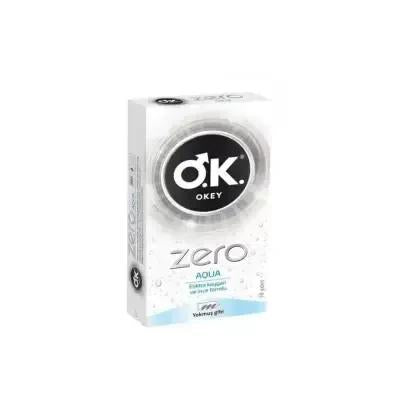 Okey Zero Aqua Ultra-Thin Lubricated Condoms 10-Pack