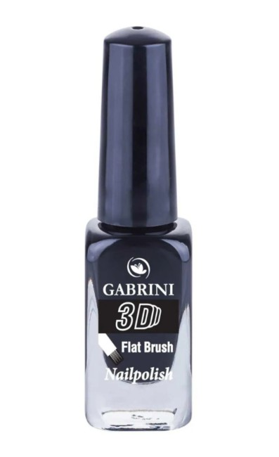 Gabrini 3D Nail Polish 59 Intense Black Glossy Finish