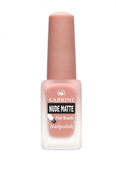 Gabrini Nude Matte Nail Polish Shade 10 for Smooth Finish