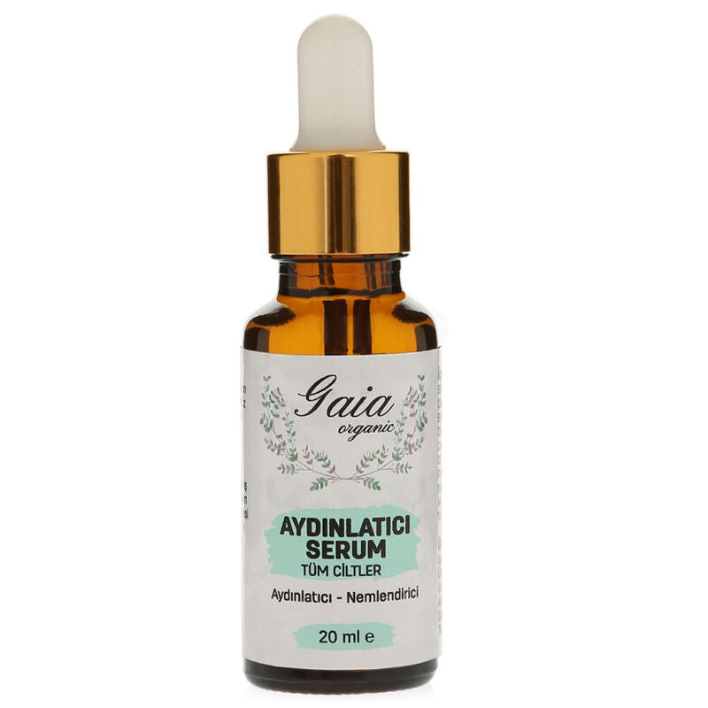 Gaia Organic Brightening Serum with Jojoba &amp; Rosehip 20 ml