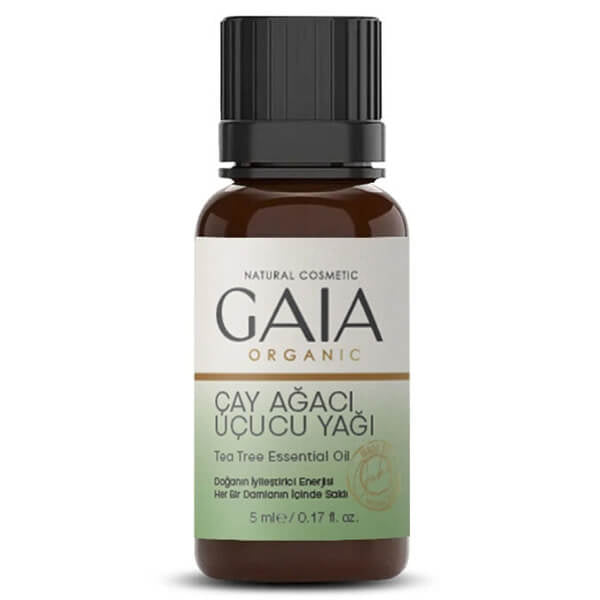 Gaia Organic Tea Tree Essential Oil for Purifying Skin 5 ml