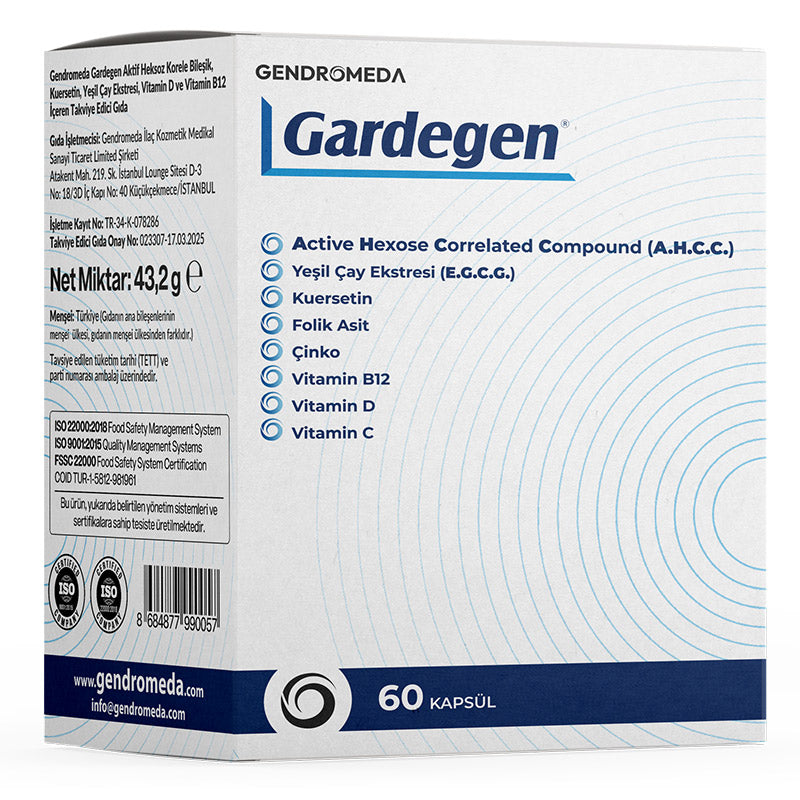 Gardegen Dietary Supplement with Quercetin & Green Tea 60 Capsules
