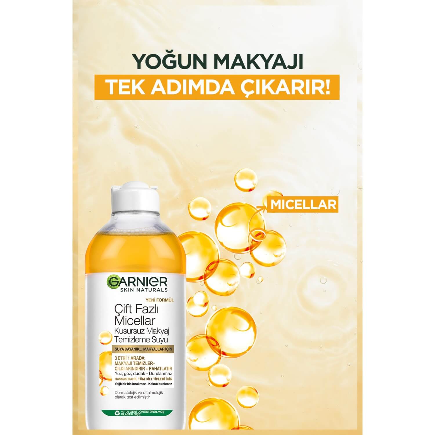 Garnier Bi-Phase Micellar Cleansing Water for Makeup 400ml