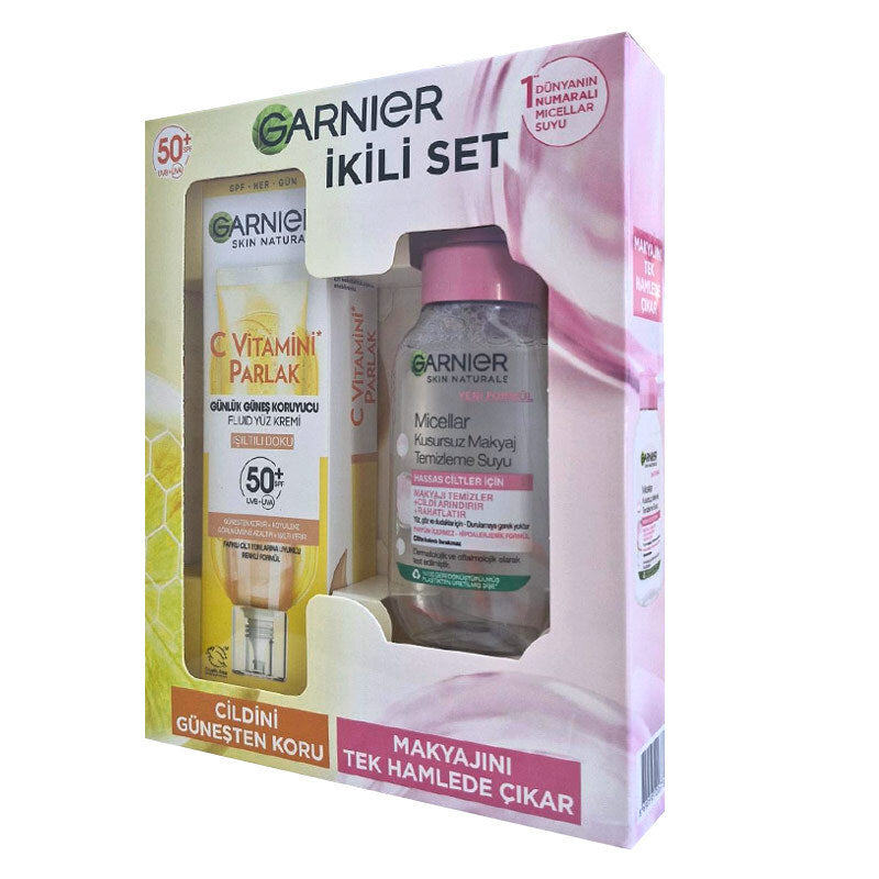 Garnier Sunscreen & Micellar Water Duo Set
