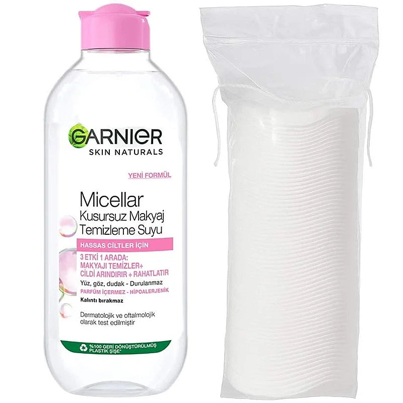 Garnier Micellar Cleansing Water with Cotton Pads 400ml