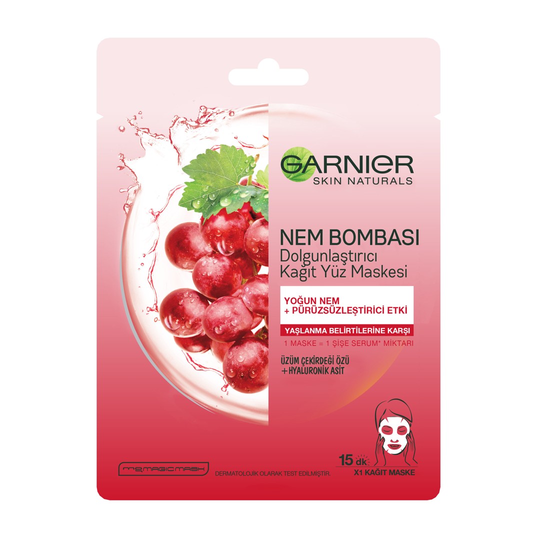 Garnier Moisture Bomb Plumping Sheet Mask for Dehydrated Skin