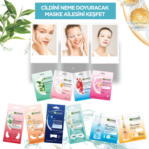 Garnier Moisture Bomb Crow's Feet Eye Sheet Mask 1 Pair