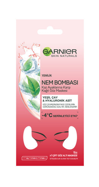 Garnier Moisture Bomb Crow's Feet Eye Sheet Mask 1 Pair
