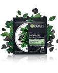 Garnier Charcoal & Black Tea Sheet Mask for Purifying Skin 1 Sheet