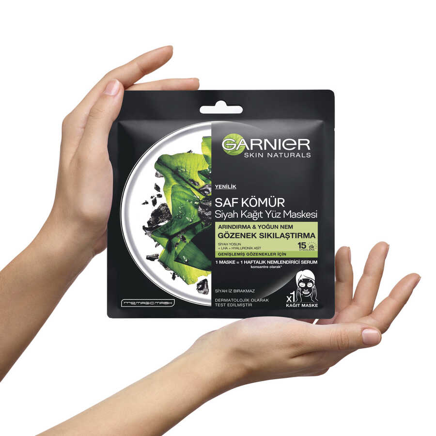 Garnier Charcoal &amp; Black Algae Purifying Sheet Mask 1 Sheet