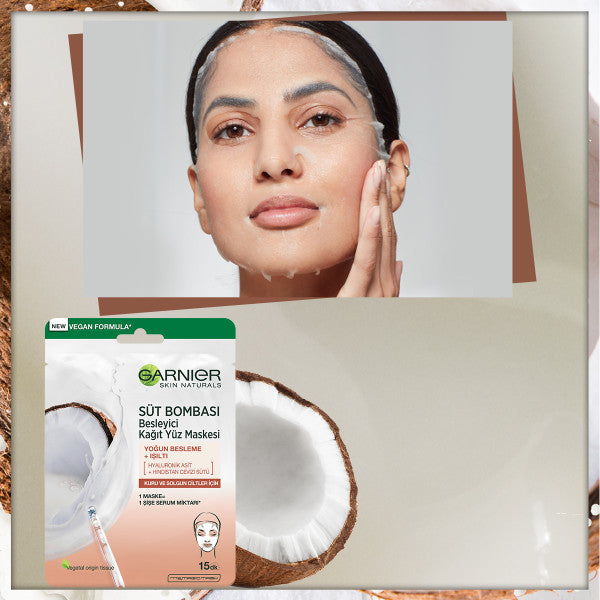 Garnier Nourishing Milk Sheet Mask for Dry Skin 1 Sheet