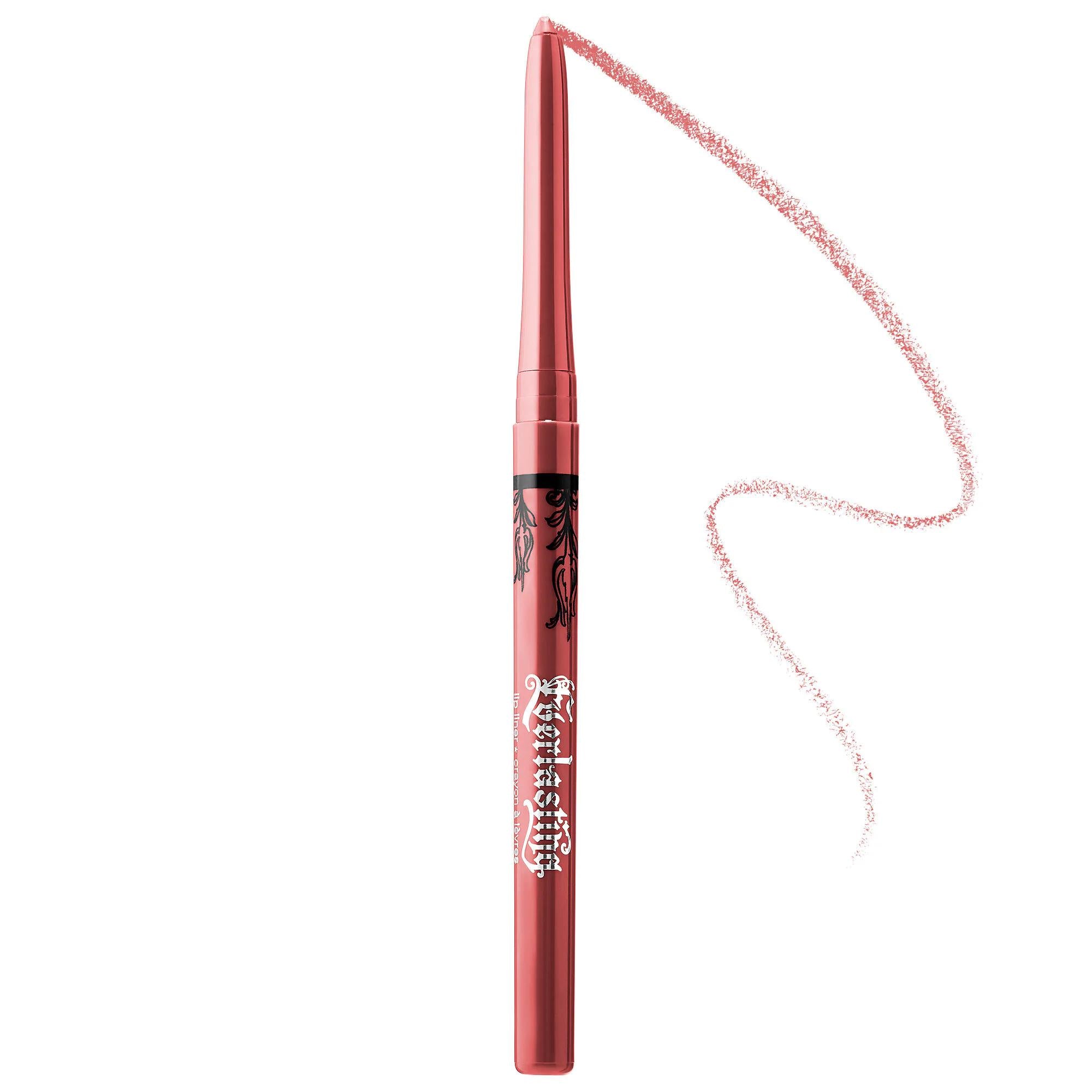 KVD Vegan Beauty Everlasting Lip Liner: Define & Enhance with Long-Lasting, Saturated Color - Vegan & Cruelty-Free, Smudge-Proof Formula KVD Vegan Beauty Lip Liner: Long-Lasting, Vegan, Smudge-Proof lip liner, long-lasting lip liner, vegan lip liner, cruelty-free lip liner, highly pigmented lip liner, weightless lip liner, KVD Vegan Beauty lip liner, everlasting lip liner, smudge proof lip liner, long wear lip liner, lip pencil, makeup, cosmetics, vegan, cruelty-free, saturated pigment, smudge-proof, transf