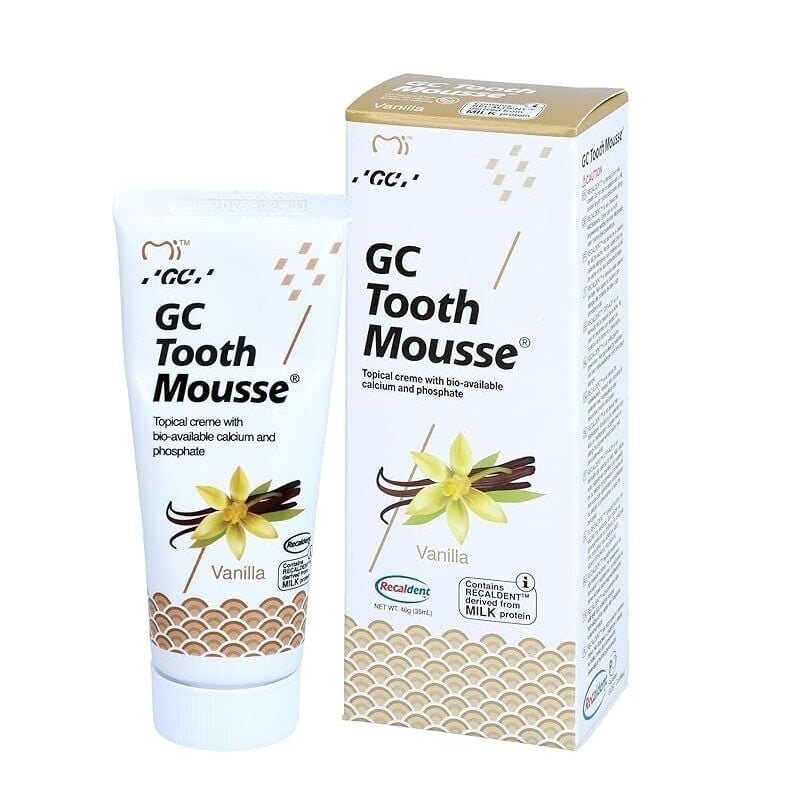 GC Tooth Mousse Vanilla Protective Topical Tooth Cream 40g