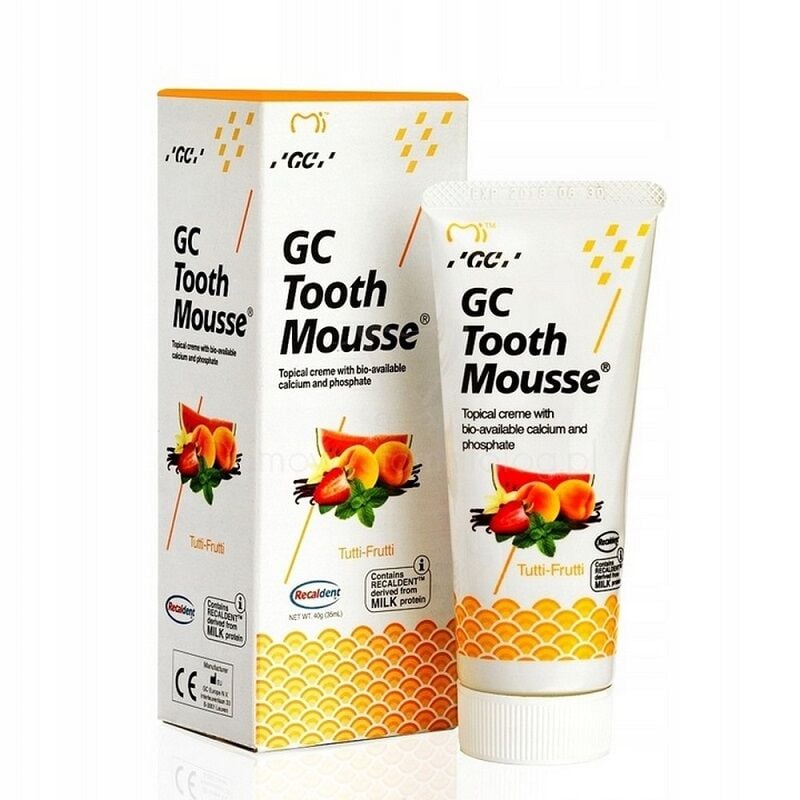 GC Tooth Mousse Tutti Frutti Enamel Support Cream 40g
