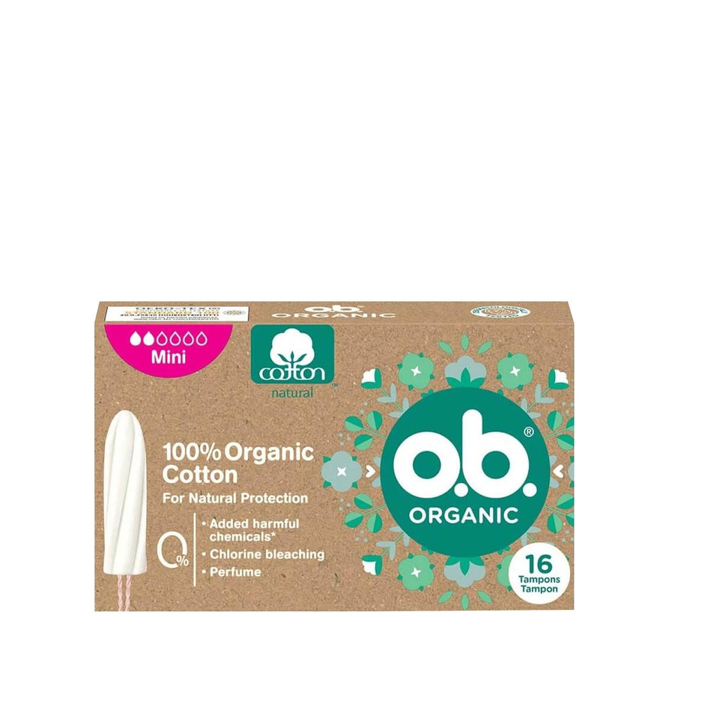 o.b. Organic Tampons Mini for Light Flow 16 Count