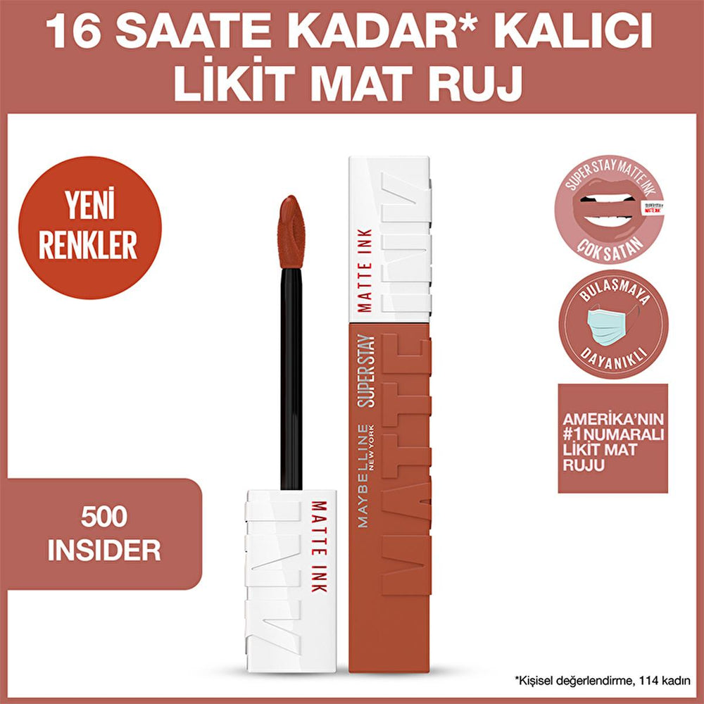 Maybelline Super Stay Matte Ink: Long-Lasting Liquid Matte Lipstick - Transfer-Proof, Smudge-Proof, Comfortable All-Day Lip Color Maybelline Super Stay Matte Lipstick: Long Lasting & Transfer-Proof liquid matte lipstick, long-lasting lipstick, transfer-proof lipstick, Maybelline Super Stay, matte lip color, non-drying matte lipstick, long wear lipstick, smudge proof lipstick, lipstick, matte lipstick, liquid lipstick, lip color, makeup, cosmetics, beauty, Maybelline, Super Stay, transfer resistant, smudge-p