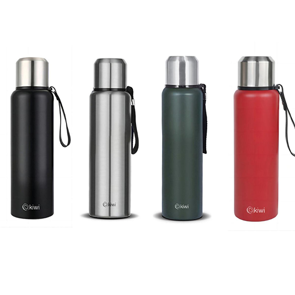 Kiwi Stainless Steel Thermos KT-8690 - 28.73 fl oz Insulated Flask for Outdoor Activities