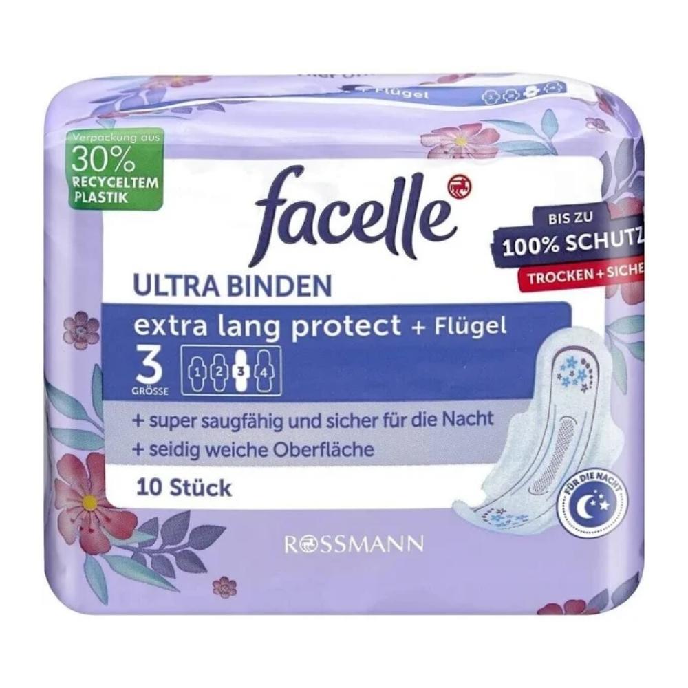 Facelle Pad Ultra Night Protection Winged 10 pcs