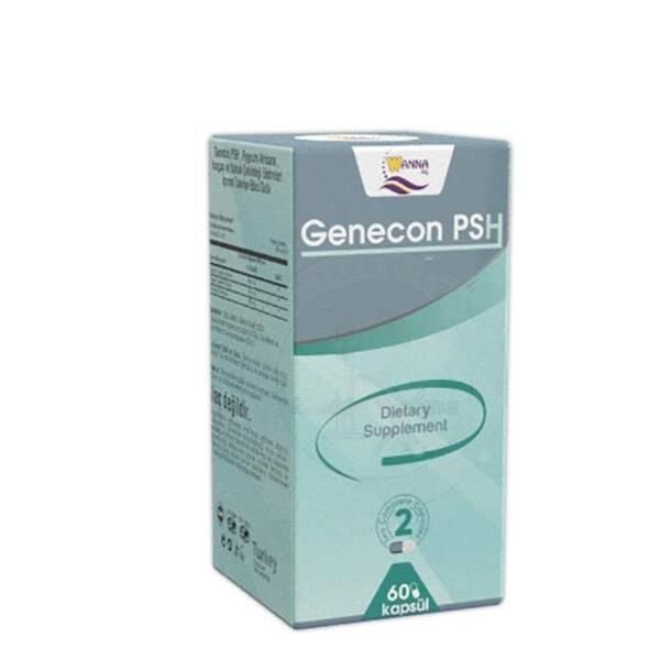 Wanna Ilac Genecon PSH Herbal Support Supplement 60 Capsules