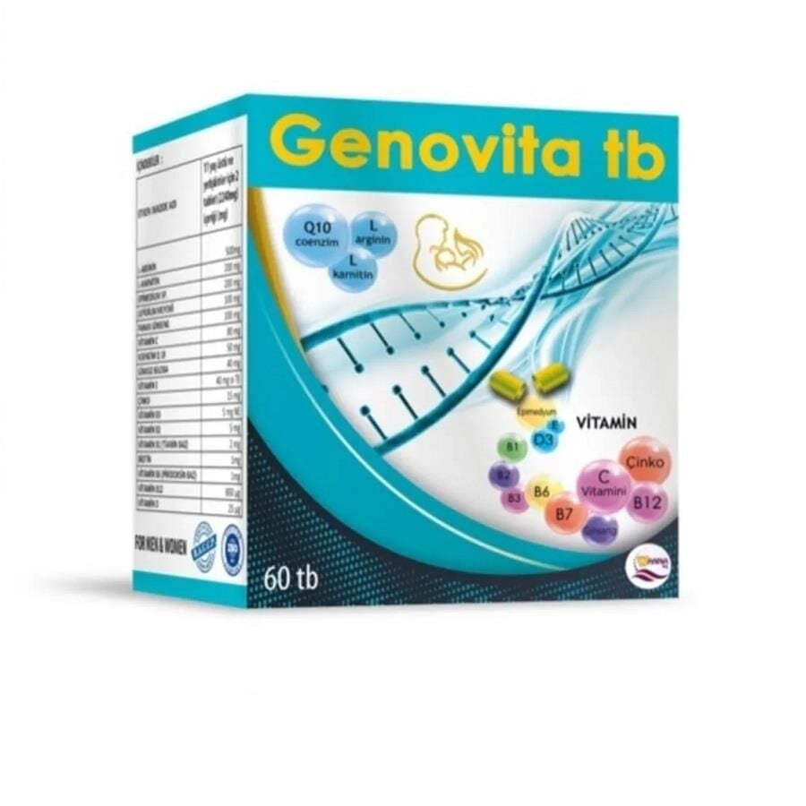 Wanna Ilac Genovita Daily Dietary Supplement 60 Tablets
