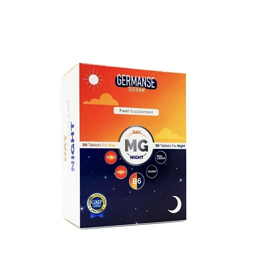 Germanse DUFRAM Day Night Magnesium Supplement 60 Tablets