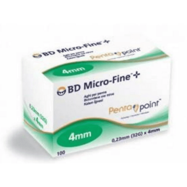 BD Micro-Fine Plus Pen Needles 4mm 32G (x100) - view 2