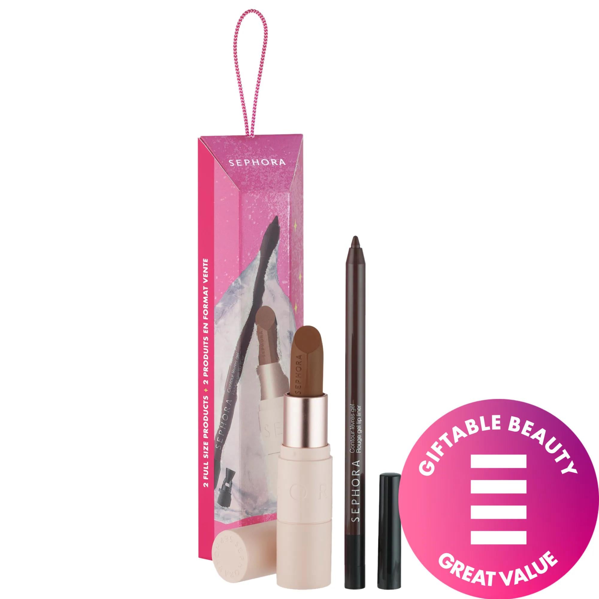 SEPHORA COLLECTION Best Lip Combo Set: Matte Velvet Lipstick & Rouge Gel Liner | Long-Lasting, Hydrating, Everyday Lip Makeup SEPHORA Lip Combo Set: Long Lasting Lipstick & Liner lip combo set, lipstick and lip liner set, matte velvet lipstick, rouge gel lip liner, long lasting lipstick, hydrating lipstick, lip makeup set, everyday lip combo, lip set, lip kit, makeup, beauty, cosmetics, lip color, lip definition, long-wear, moisture, vibrant color, gift for her, makeup enthusiast, lip hydration, comfortable
