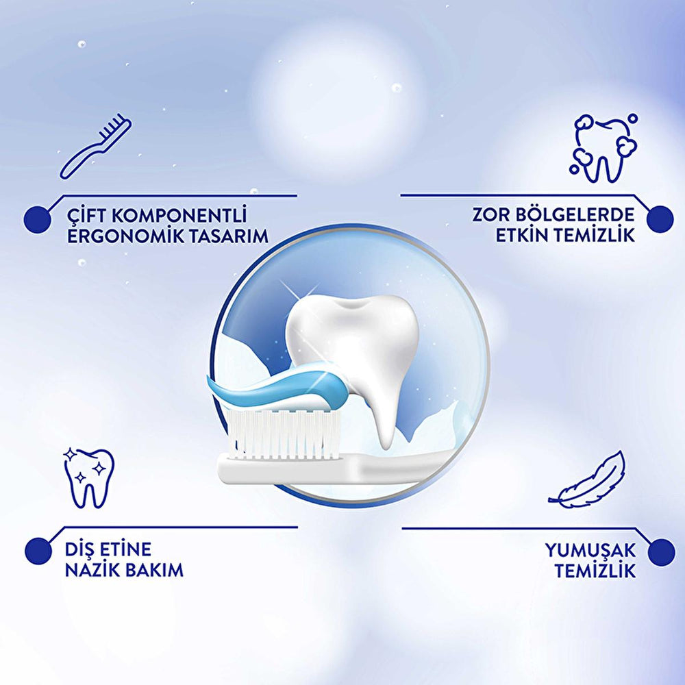 Signal Soft Bristle Manual Toothbrush - Gentle Oral Care, Ergonomic Design for Effective Teeth Cleaning - view 3