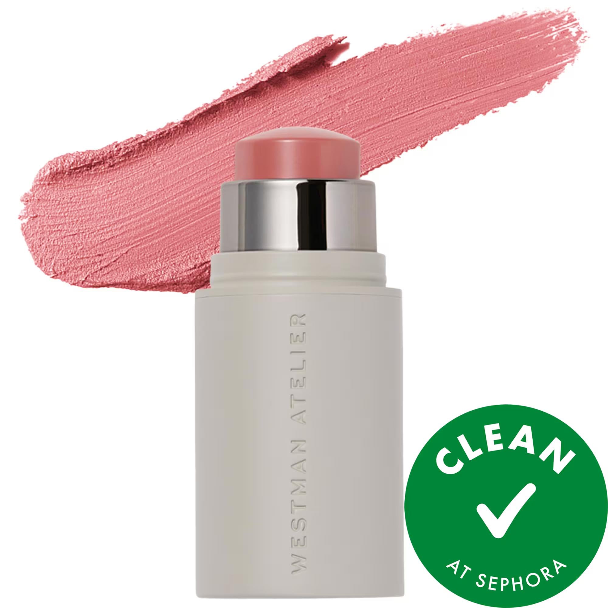 Baby Cheeks Lip + Cheek Cream Blush Stick - Natural, Hydrating Makeup for Lips and Cheeks, Cruelty-Free & Vegan Natural Lip & Cheek Blush - Hydrating & Cruelty-Free lip and cheek blush stick, natural makeup, hydrating blush, cruelty-free cosmetics, vegan beauty products, multi-use makeup, natural finish, creamy blush, blendable formula, jojoba seed oil, raspberry leaf stem cell extract, biomimicry pigment technology
