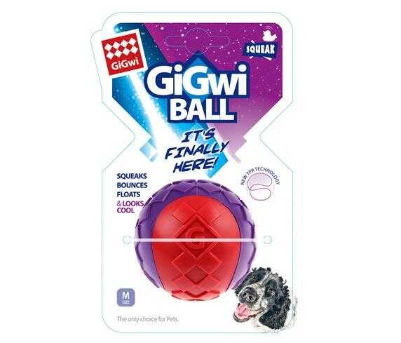 Gigwi Ball Squeaky Dog Toy, 6 cm Diameter Ball Toy for Dogs