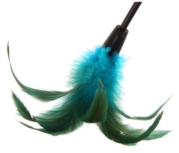 Gigwi Feather Teaser Cat Wand Toy for Active Play 60cm