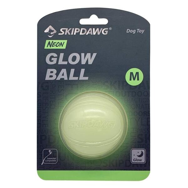 Gigwi Glow Ball Glow-in-the-Dark Durable Dog Toy 10 cm
