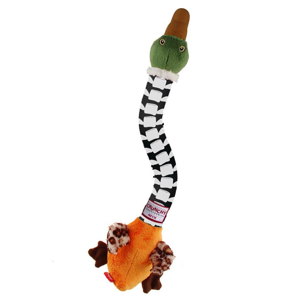 Gigwi Plush Friendz Crunchy Neck Duck Squeaky Toy 40 cm