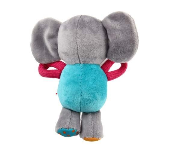 Gigwi Plush Friendz Squeaky Elephant Dog Toy Medium