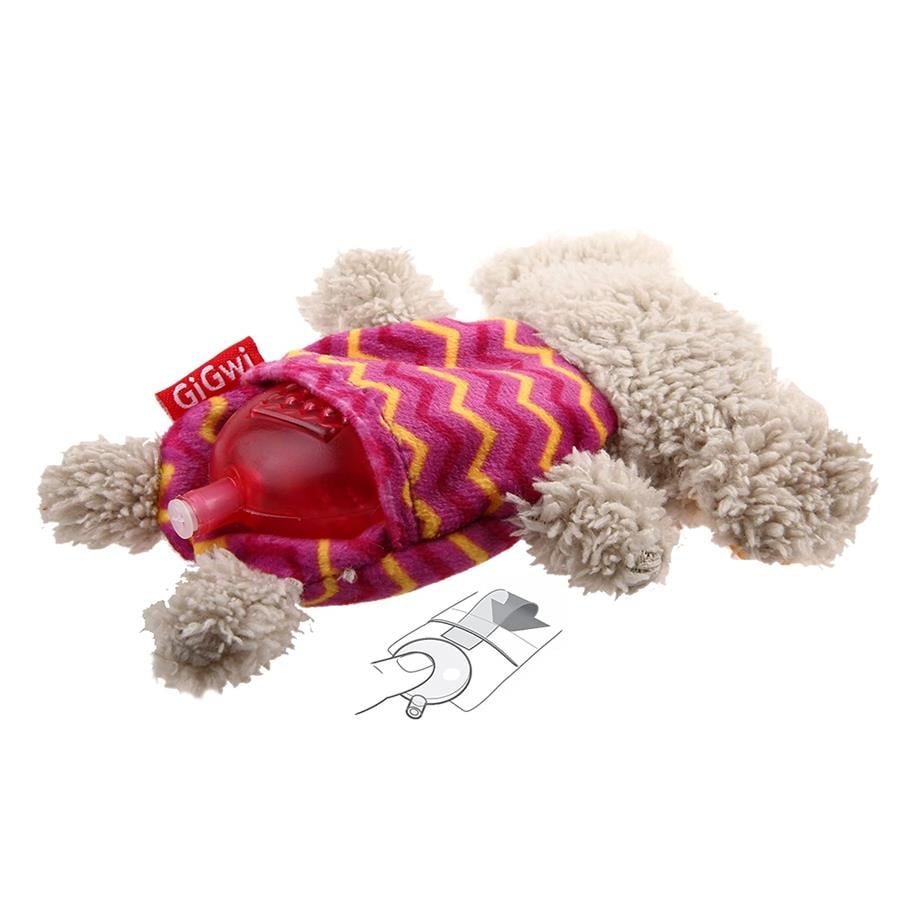 Gigwi Plush Friendz Squeaky Elephant Dog Toy 12 cm