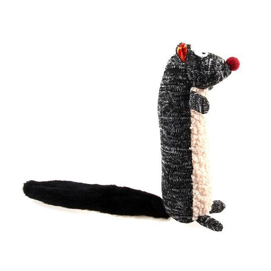 Gigwi Plush Friendz Squeaky Raccoon Dog Toy 37 cm