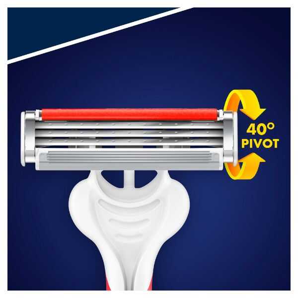 Gillette Blue 3 Pride Disposable Razors for Smooth Shave 6 Count