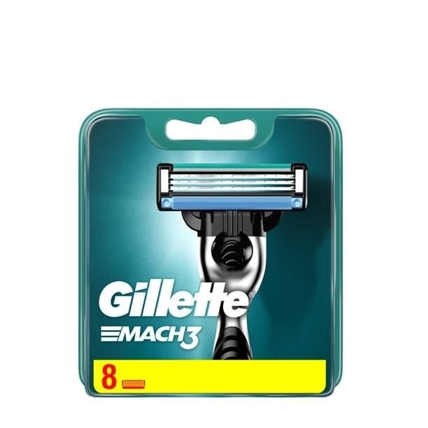 Gillette Mach3 Replacement Razor Blades for Smooth Shave 8-Pack