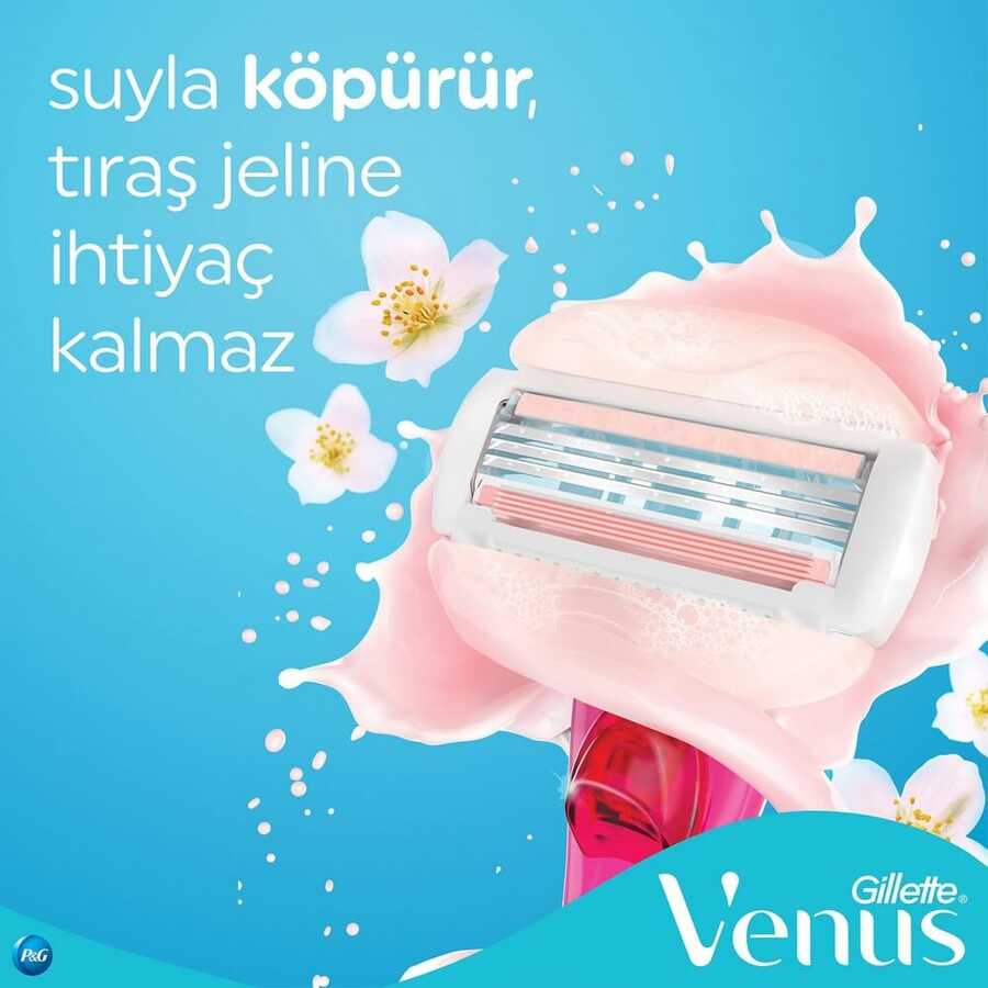 Gillette Venus Comfortglide Spa Breeze Razor and 4 Refill Blades