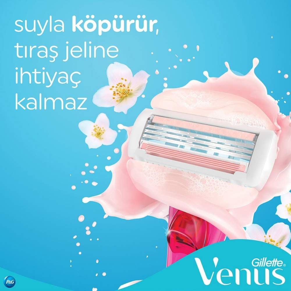 Gillette Venus Comfortglide Spa Breeze Razor and 4 Refill Blades