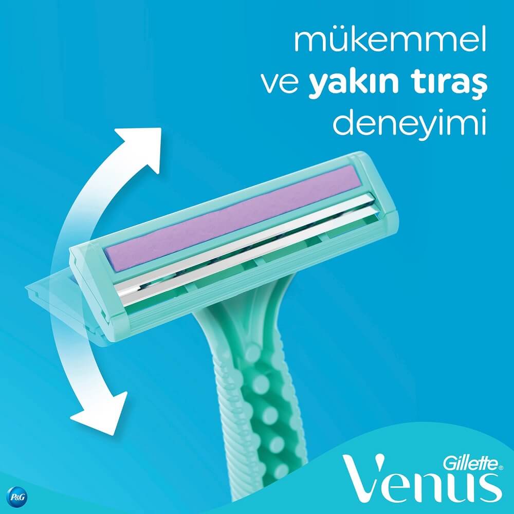 Gillette Venus Simply Disposable Razors for Smooth Shaving