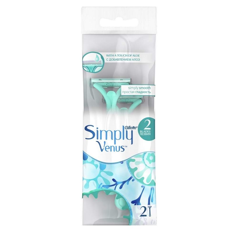Gillette Venus Simply Disposable Razors for Smooth Shaving