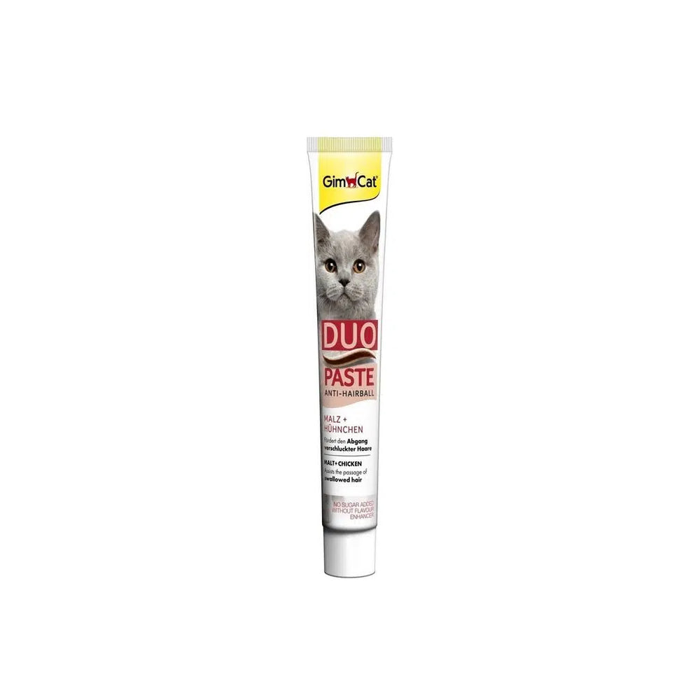 GimCat Anti-Hairball Duo-Paste Chicken & Malt 50g