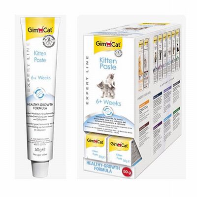 GimCat Kitten Paste Growth Support Vitamin Supplement 50g