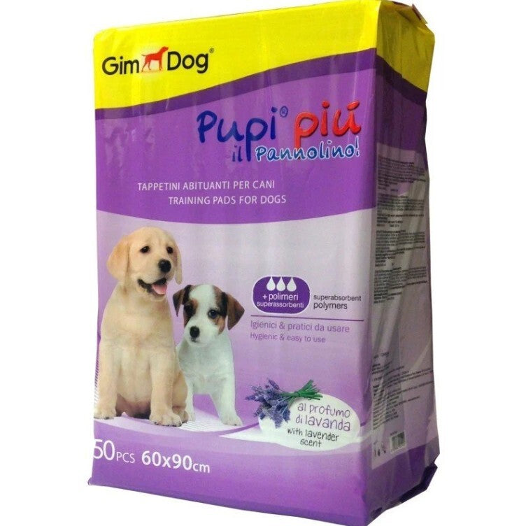 Gimdog Lavender Scented Puppy Pee Pads 60 x 90 cm, 50 Count