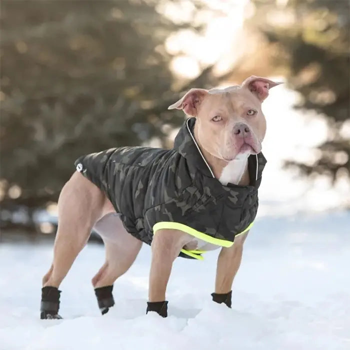 GF Pet Camouflage Dog Coat Weather Resistant Recycled Fabric